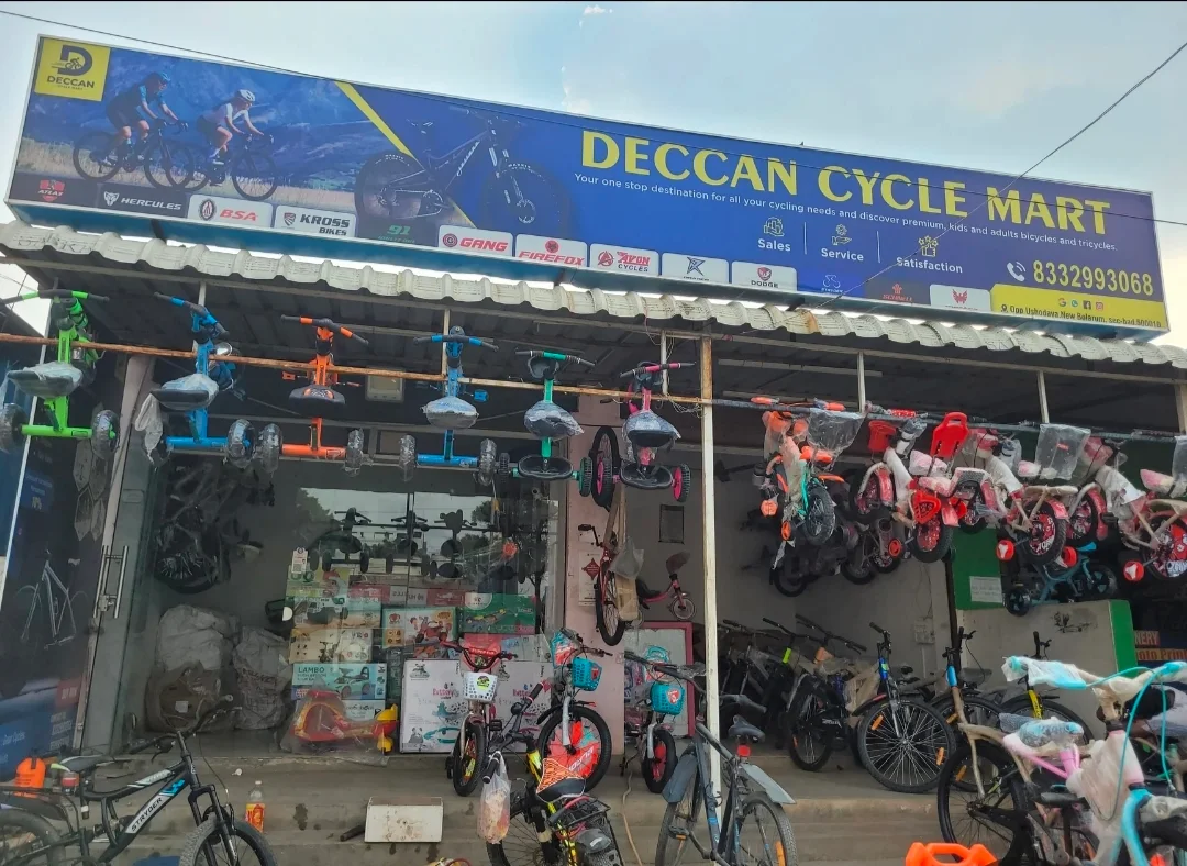 Deccan Cycle Mart storefront in the daytime